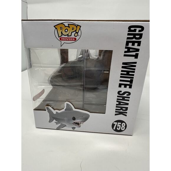 Funko POP Movies: Jaws Great White Shark Vinyl Figure 6", Model 758 New in Box - Picture 4 of 5